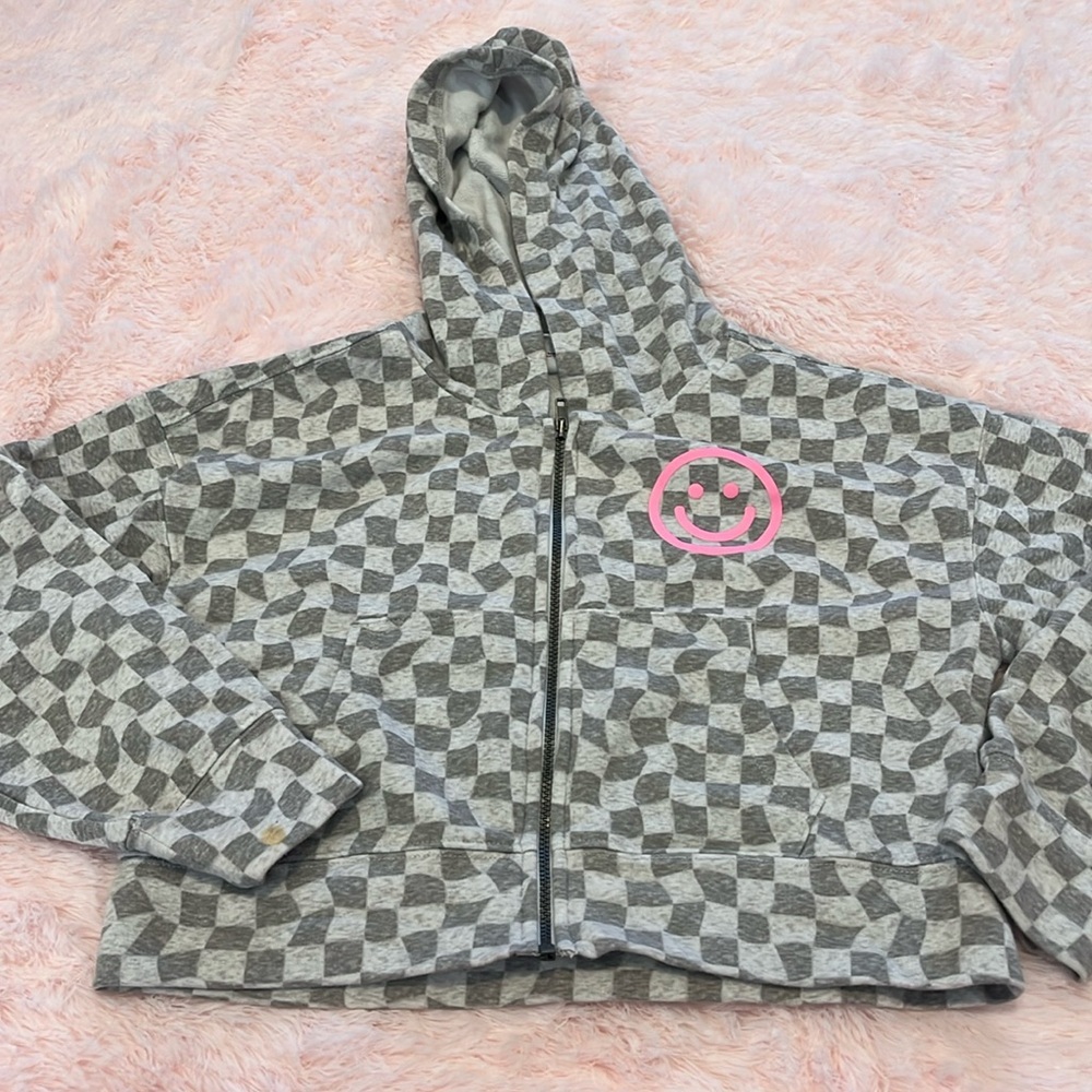 Old Navy Checkered Hoodie